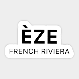 Èze French Riviera Sticker